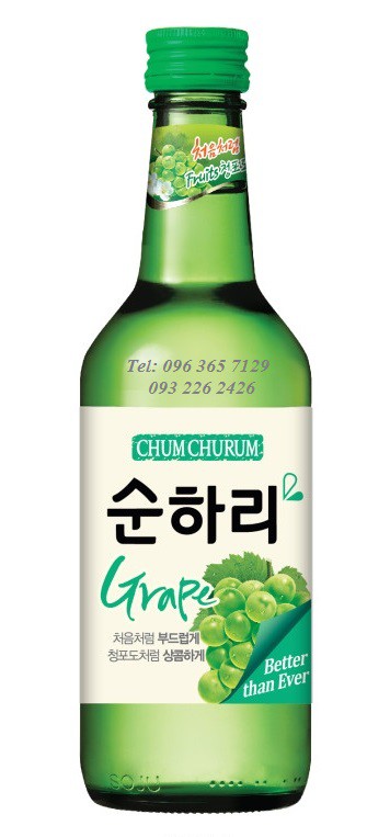Rượu Soju Chum Churum Grape- Soju Hương Nho